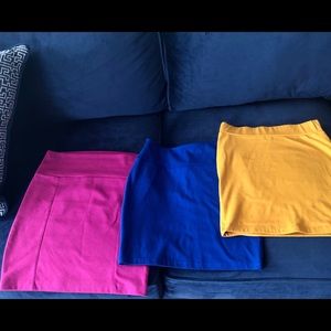 Mini skirts—Size small
